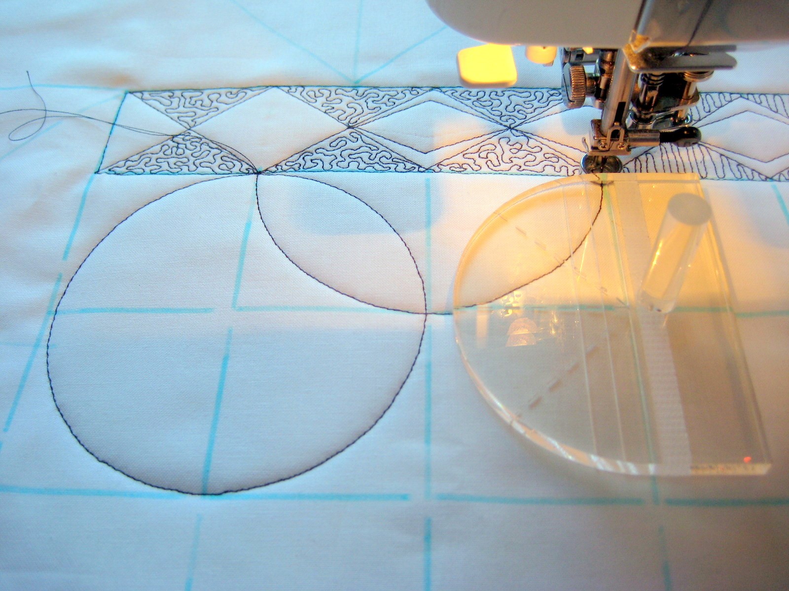 Quilting Templates for Machine Quilting, Thick Acrylic Using