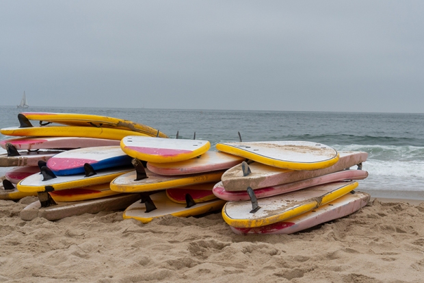 Surfboards at the Beach